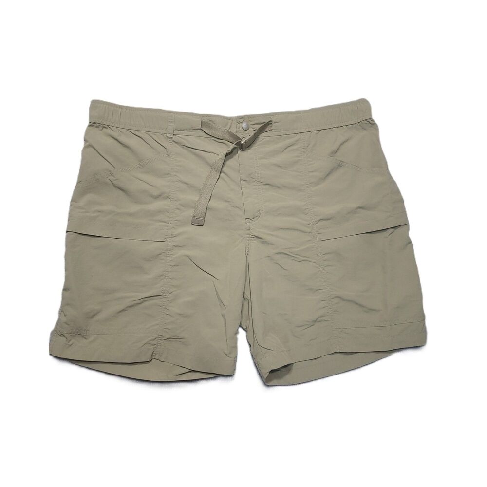 Eddie Bauer Ripstop Tech Shorts Mens XXL Moisture Wicking UPF 50+ Belted